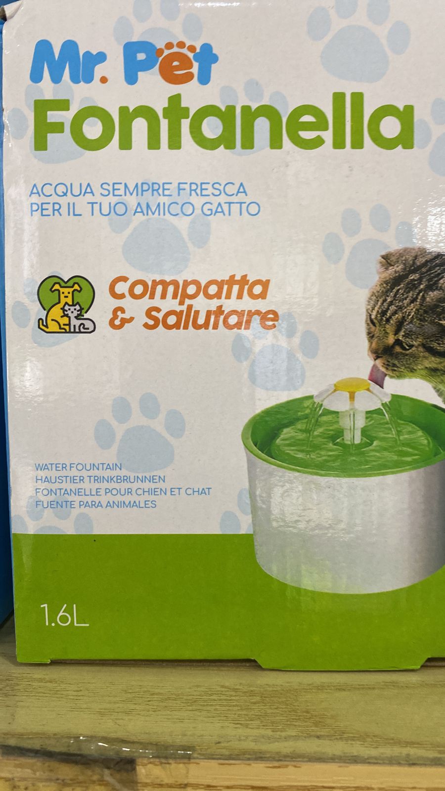 Bebedero Eléctrico De Agua 1.6lts Para Gatos